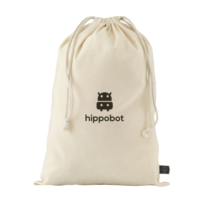 Picture of GIFT POUCH NATURAL GRS RECYCLED COTTON (150 G & M²) L in Naturel