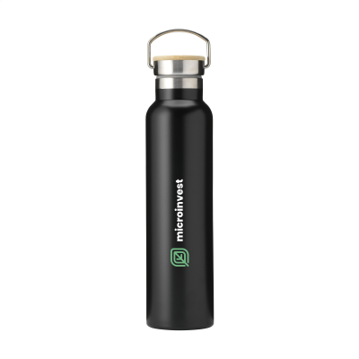 Picture of NORDVIK RCS RECYCLED STEEL 750 ML DRINK BOTTLE in Black