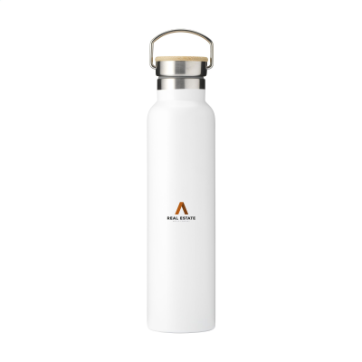 Picture of NORDVIK RCS RECYCLED STEEL 750 ML DRINK BOTTLE in White