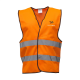 SAFETY REFLEX VEST in Fluor Orange image 2