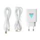 Picture of 2-IN-1 RCS CABLE CHARGER SET in White