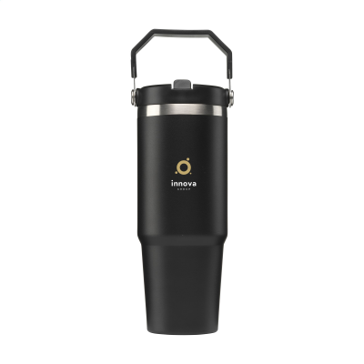 Picture of HIPPO RECYCLED STEEL CUP 900 ML in Black