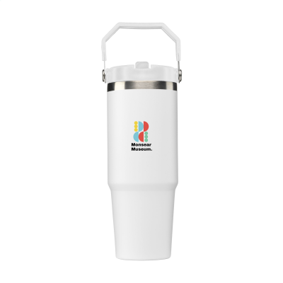 Picture of HIPPO RECYCLED STEEL CUP 900 ML in White