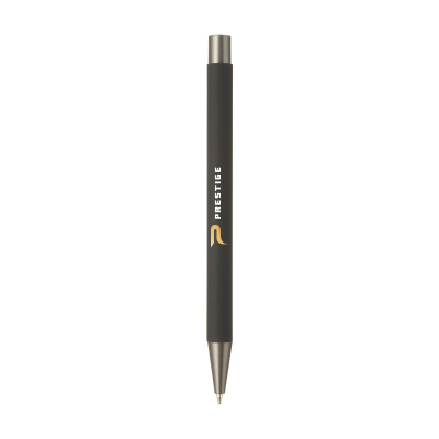 Picture of BRODY GRS RECYCLED ALUMINIUM METAL SOFTTOUCH PEN in Black