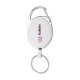 ASPEN ROLLERCLIP KEYRING CHAIN in White image 2