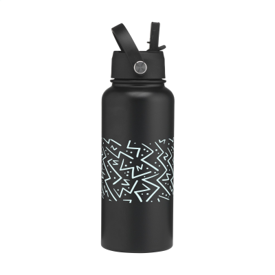 Picture of EDDY RCS RECYCLED STEEL BOTTLE 900 ML THERMO BOTTLE in Black