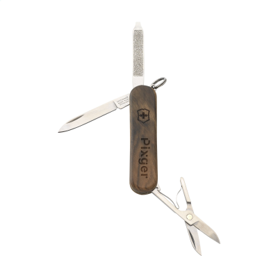 Picture of VICTORINOX CLASSIC SD WOOD POCKET KNIFE in Brown