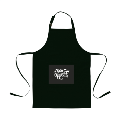 Picture of COCINA ORGANIC COTTON (180 G & M²) APRON in Black