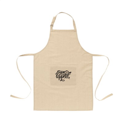 Picture of COCINA ORGANIC COTTON (180 G & M²) APRON in Naturel