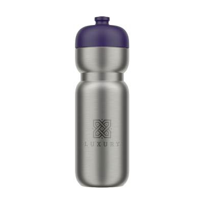 Picture of MEPAL STAINLESS STEEL METAL SPORTS BOTTLE PULL 800 ML in Midnight Blue