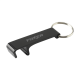 Picture of ALUMINIUM METAL OPENER PHONE STAND GRS RECYCLED KEYRING in Black