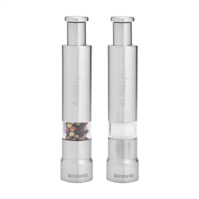 Picture of BRABANTIA PROFILE SALT AND PEPPER CRUSHERS in Silver