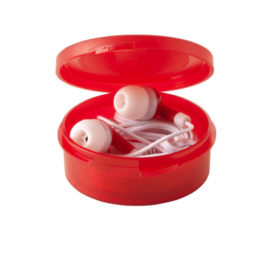 Picture of EARBOX EARPHONES in Red