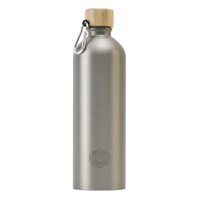 Picture of STEELBAMBOO RCS RECYCLED STEEL 750 ML WATER BOTTLE in Silver