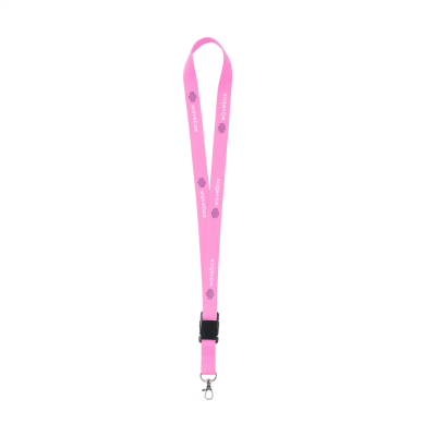 Picture of KEYCORD 2 CM LANYARD in Neon Fluorescent Fluorescent Pink