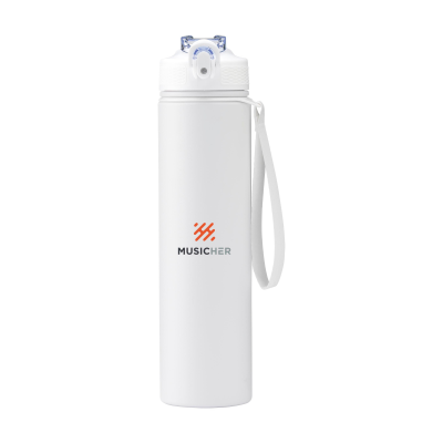 Picture of AQUASTEEL RCS RECYCLED WATER BOTTLE 750 ML in White