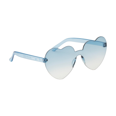 Picture of SUNNYHEART SUNGLASSES in Clear Transparent Light Blue