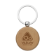 Picture of WOODKEY CIRCLE KEYRING CHAIN in Wood