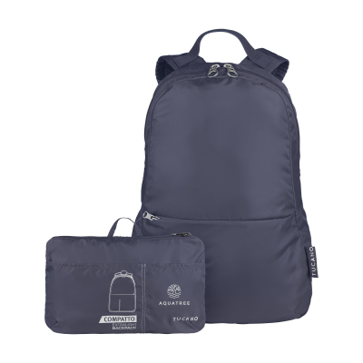 Picture of TUCANO COMPATTO ECO BACKPACK RUCKSACK FOLDING in Dark Blue
