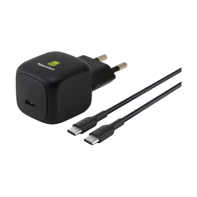 Picture of BELKIN 45W USB PD WALL CHARGER with Pps & Cable in Black
