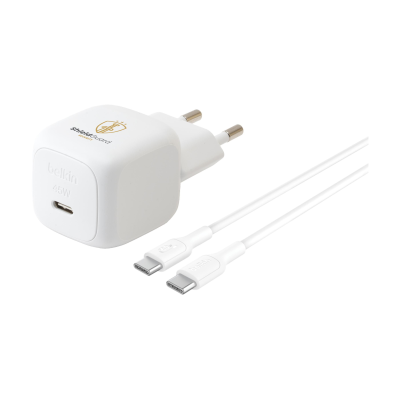 Picture of BELKIN 45W USB PD WALL CHARGER with Pps & Cable in White