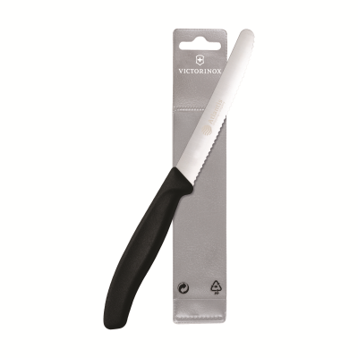 Picture of VICTORINOX SWISS CLASSIC TABLE KNIFE in a Protective Sleeve in Black