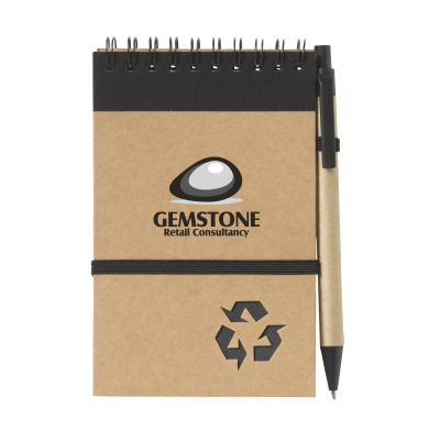 Picture of RECYCLENOTE-M PAPER NOTE BOOK in Black