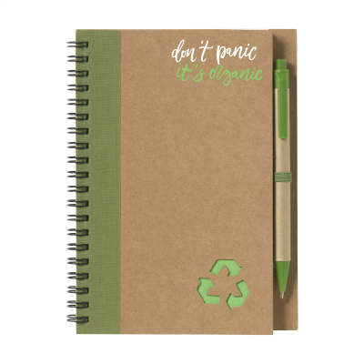 Picture of RECYCLE NOTE-L PAPER NOTE BOOK in Green