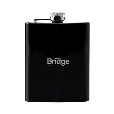 Picture of HIP FLASK 200 ML DRINK BOTTLE in Black