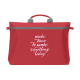 DOCUTRAVEL DOCUMENT BAG in Red image 2