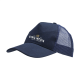 TRUCKER RECYCLED COTTON CAP in Navy image 2
