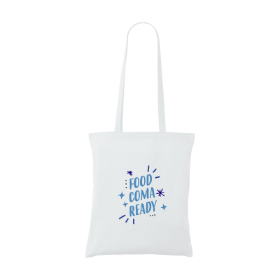 Picture of SHOPPY COLOUR BAG (120 G & M²) COTTON BAG in White