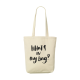 Picture of CANVAS SHOPPYBAG (270 G & M²) SHOPPER TOTE BAG in Ecru