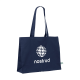 Picture of ECO SHOPPER ORGANIC COTTON (180 G & M²) BAG in Navy