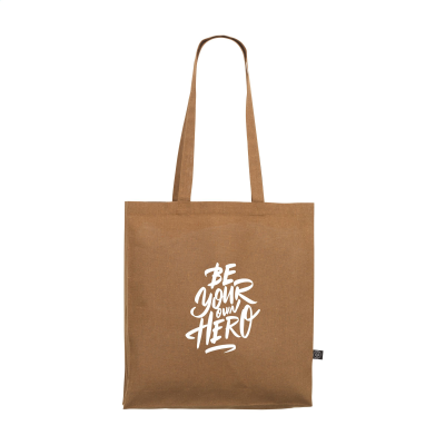 Picture of COLOUR SQUARE BAG GRS RECYCLED COTTON (150 G & M²) in Brown