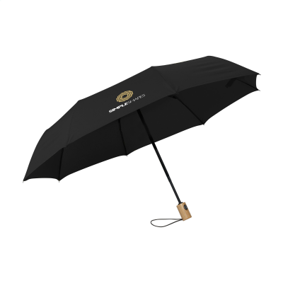 Picture of MICHIGAN FOLDING RCS RPET UMBRELLA 21 INCH in Black