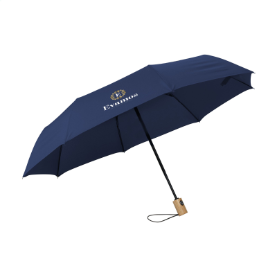 Picture of MICHIGAN FOLDING RCS RPET UMBRELLA 21 INCH in Dark Blue