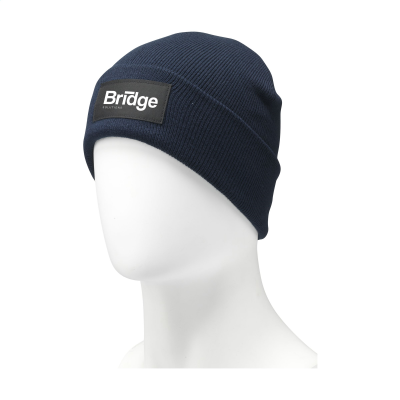 Picture of STAVANGER GRS RPET BEANIE HAT in Blue