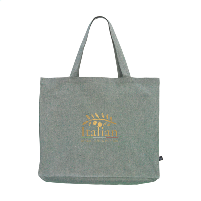 Picture of GIANT GRS RECYCLED SHOPPER TOTE BAG (210 G & M²) in Green