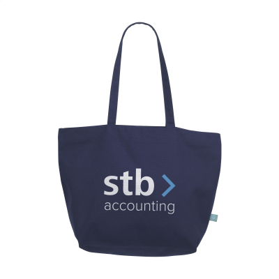 Picture of ORGANIC CANVAS PRO SHOPPER (320 G & M²) in Navy