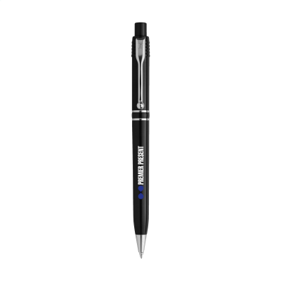 Picture of STILOLINEA RAJA SILVER CHROME PEN in Black