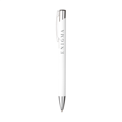 Picture of EBONY SOFT TOUCH PEN in White.