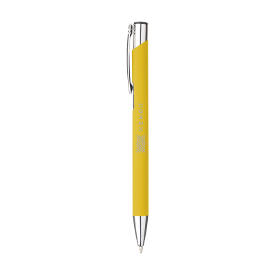 Picture of EBONY SOFT TOUCH PEN in Yellow