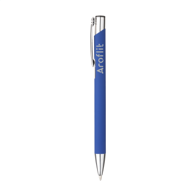 Picture of EBONY SOFT TOUCH PEN in Dark Blue.