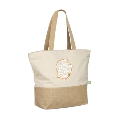 Picture of CANCUN BEACHBAG ORGANIC COTTON (320 G & M²) in Naturel
