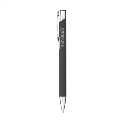 Picture of EBONY SOFT TOUCH PEN in Black.