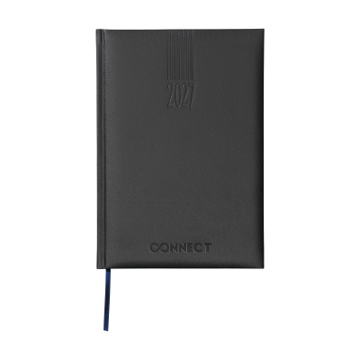 Picture of EURODIRECT BALACRON DIARY A5 4-LANGUAGES in Black