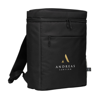 Picture of ARCTICA COOLER GRS RECYCLED BACKPACK RUCKSACK in Black