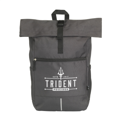 Picture of NOLAN RECYCLED RPET BACKPACK RUCKSACK in Grey