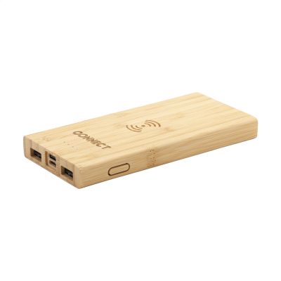 Picture of BAMBOO 8000 CORDLESS POWERBANK CORDLESS CHARGER in Bamboo